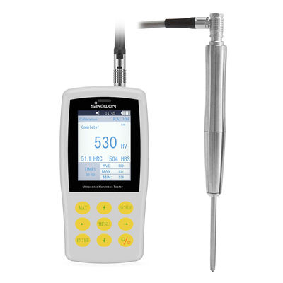 Peralatan pengujian kekerasan ultrasonik yang diperpanjang Gear / Deep Hole Hardness Tester