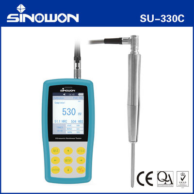 Peralatan pengujian kekerasan ultrasonik yang diperpanjang Gear / Deep Hole Hardness Tester