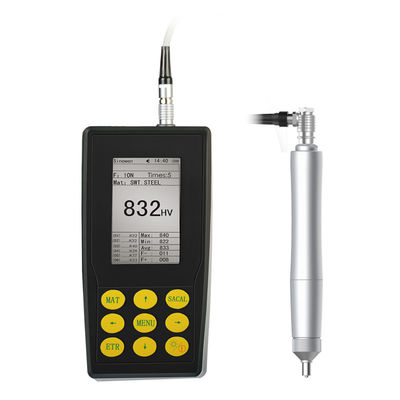 Portable Ultrasonic Durometer Mesin Pengukuran Skala HV / HRC Hardness Tester
