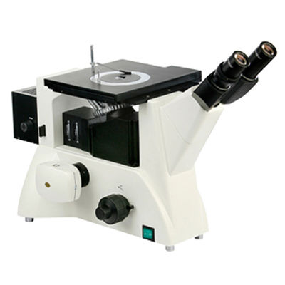 Inverted Optical Metallurgical Microscope 30mmx30mm Rentang Gerak Sertifikat CE