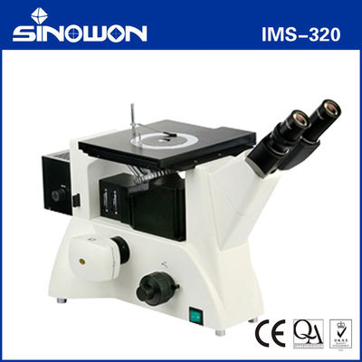 Inverted Optical Metallurgical Microscope 30mmx30mm Rentang Gerak Sertifikat CE