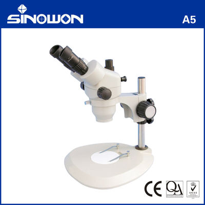 presisi tinggi Mikroskop Stereo Turret Mikroskop Stereo Zoom Binocular Seri A5