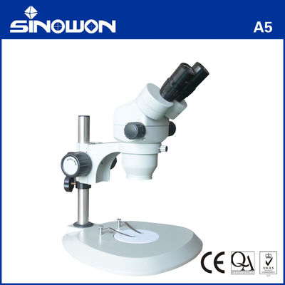 presisi tinggi Mikroskop Stereo Turret Mikroskop Stereo Zoom Binocular Seri A5