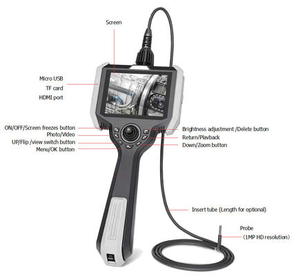 Kamera Inspeksi Endoskop Industri Portable VH510-60-2500