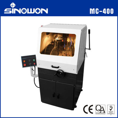 5.5KW Mesin pemotong abrasif manual yang tahan lama MC-400 Untuk logam besi