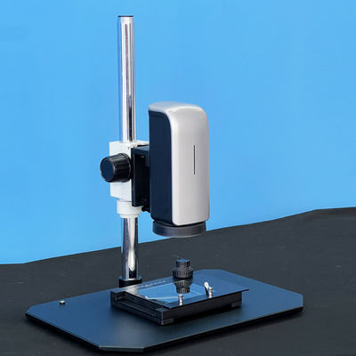 Mikroskop Video Industri Bermotor 27X - 163X Mikroskop Zoom Listrik Tanpa Langkah