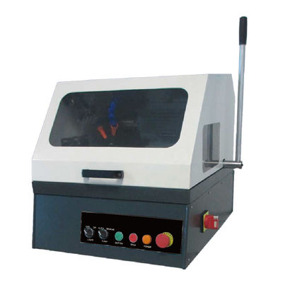 2.2KW Mesin pemotong metalurgi roda feed manual abrasive cutter MC-250
