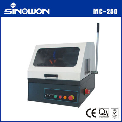 2.2KW Mesin pemotong metalurgi roda feed manual abrasive cutter MC-250
