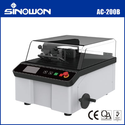 Mesin gergaji presisi otomatis 600W AC-200B 500rpm - 3000rpm Kecepatan bilah