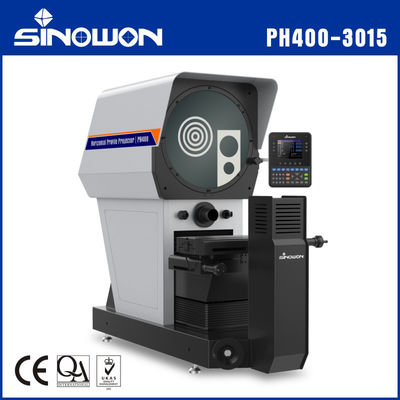 Proyektor Profil Digital Pengukuran Horizontal Ø400mm Dibangun Dalam Printer Mini