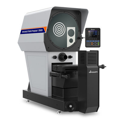 Proyektor Profil Digital Pengukuran Horizontal Ø400mm Dibangun Dalam Printer Mini