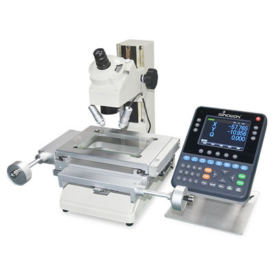 Pembuat Alat Digital Presisi Tinggi Mengukur Mikroskop 100X50mm Perjalanan Tahap Kerja