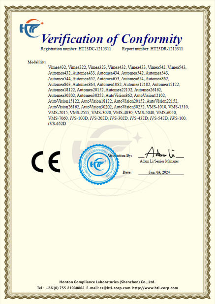 Cina Hoyamo and Sinowon Inc Sertifikasi